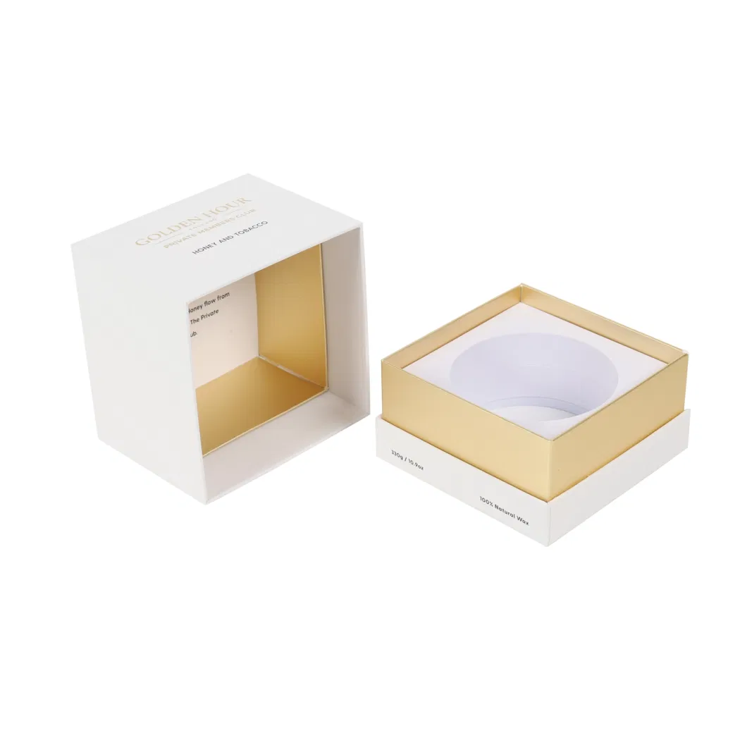 Custom Paper Gift Packaging Luxury Cardboard Candle Box for Candle Jar